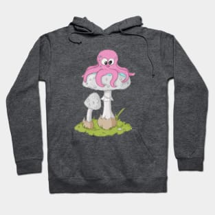 Octopus with toadstool Hoodie